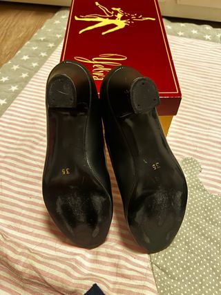 Zapatos Flamenco Yebra Negros Tacon