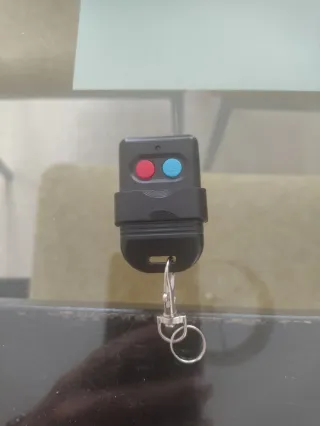 Mando de garaje con llavero