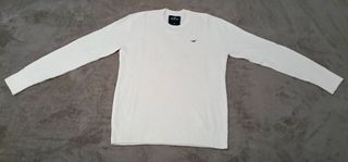 Jersey Hollister Blanco Talla M