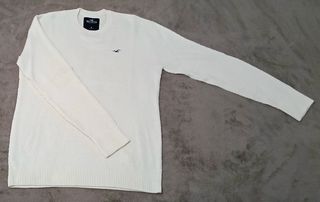 Jersey Hollister Blanco Talla M