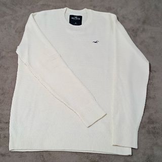 Jersey Hollister Blanco Talla M