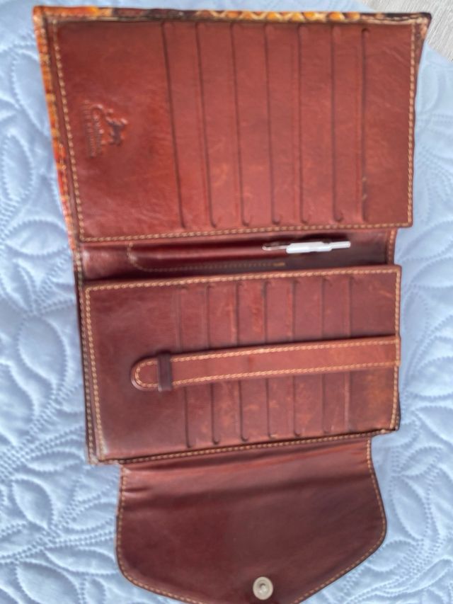 Carteira senhora Cavalinho pele cobra