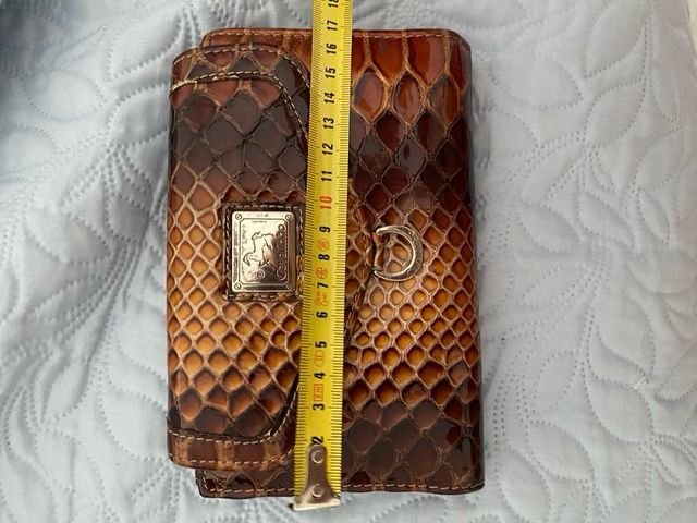 Carteira senhora Cavalinho pele cobra