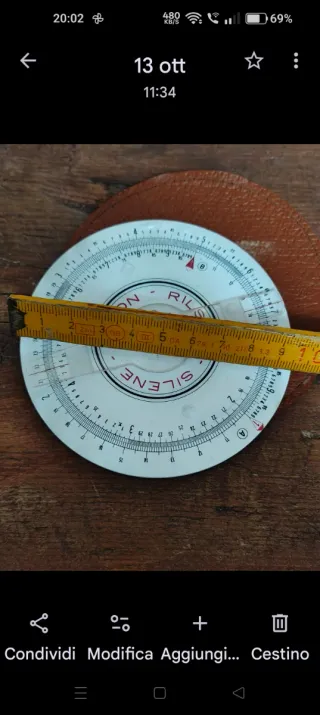 Regolo Calcolatore Circolare Italiano