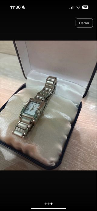 Reloj vintage rectangular