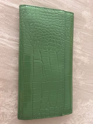 Cartera Bimba y Lola verde efecto piel