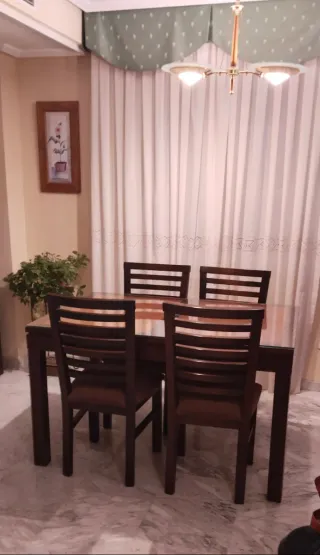 Mesa de comedor con 4 sillas