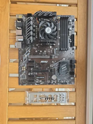Placa Base MSI B450-A Pro MAX + AMD Athlon 3000G