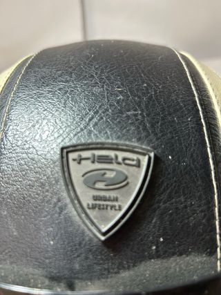 Casco de moto negro
