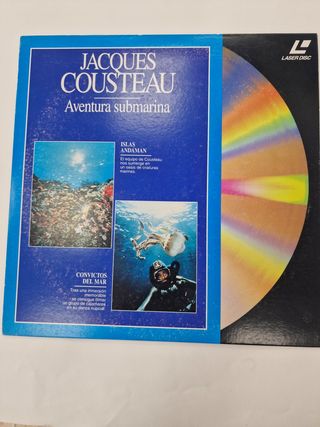Laser disc Jacques cousteau aventura submarina