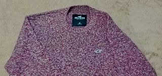 Jersey Hollister Morado Talla M