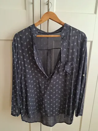 Camisa estampada mujer