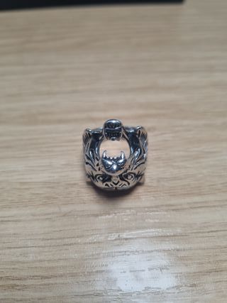 Anillo Diseño Tigre Plata