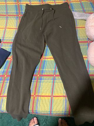 Pantalón de chándal Zara verde M