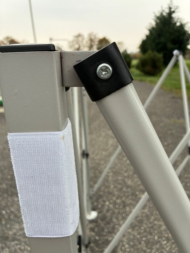 Gazebo 3x3 metallo e tessuto