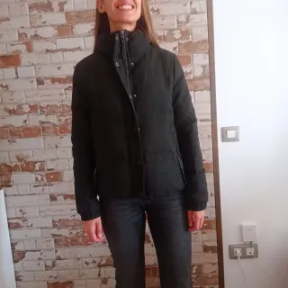 Chaqueta plumífero mujer gris