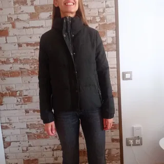 Chaqueta plumífero mujer gris