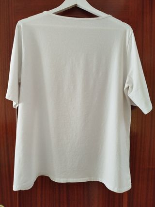 Camiseta Cortefiel Blanca