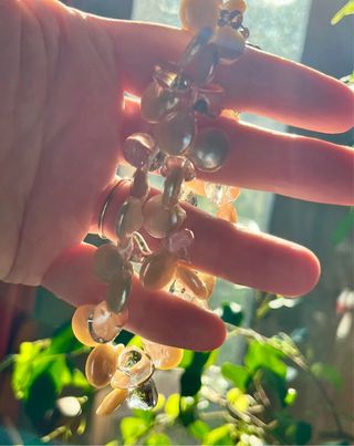 Collar Vintage Perlas de cultivo y Cristales