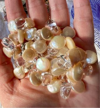 Collar Vintage Perlas de cultivo y Cristales