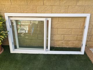 Ventana PVC Blanca Corredera