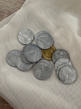 Lotto monete 10/20 Lire
( anni 54/69 )