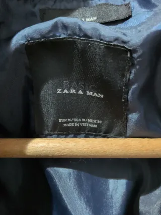 Chaqueta hombre entretiempo negra