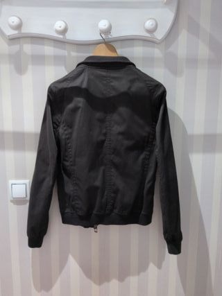 Chaqueta hombre entretiempo negra