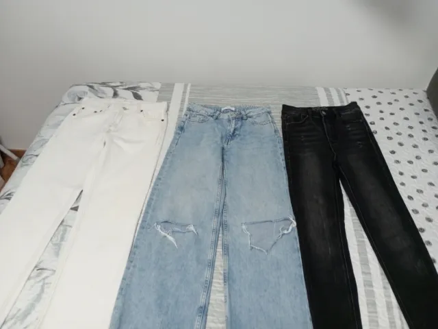 Lote 3 Pantalones Vaqueros y 1 Sudadera Adidas