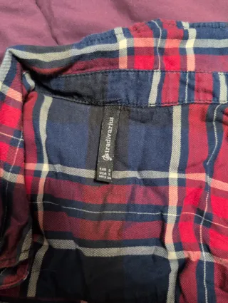 Camisa cuadros Stradivarius mujer