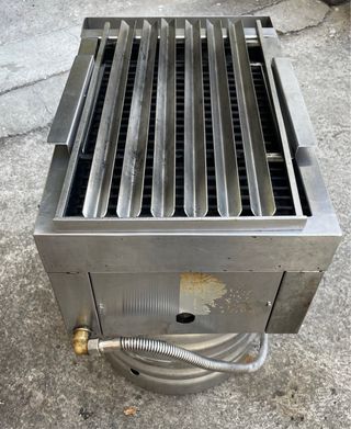 Parrilla Gas  Piedra Volcánica Metal de 60x40