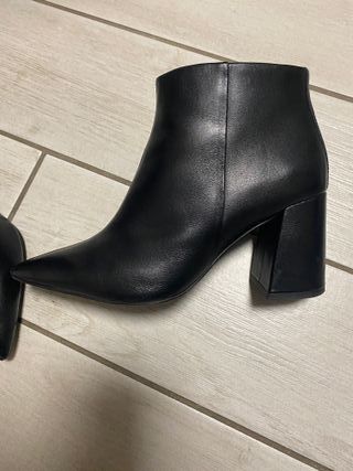 Stivaletti Sisley Pelle Neri Tg 37