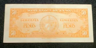 Billete 50 Pesos Cuba 1950 Calixto García