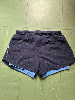 Pantalón corto deportivo doble capa Decathlon 