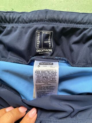 Pantalón corto deportivo doble capa Decathlon 
