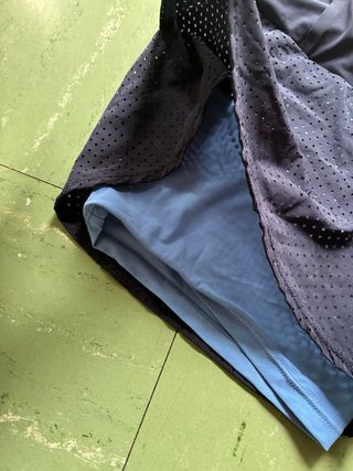 Pantalón corto deportivo doble capa Decathlon 
