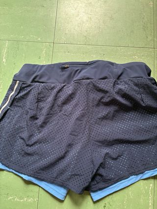 Pantalón corto deportivo doble capa Decathlon 