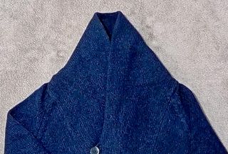 Jersey Zara Man Azul Shawl Collar