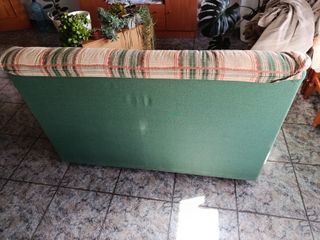 Sofá de 2 plazas tela cuadros
