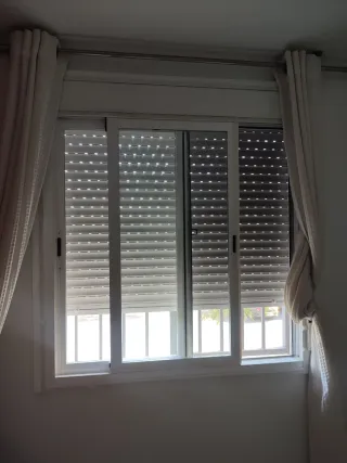 Ventanas de aluminio correderas.
