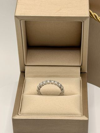 Veretta Argento 925 Placcato Oro Bianco 18K