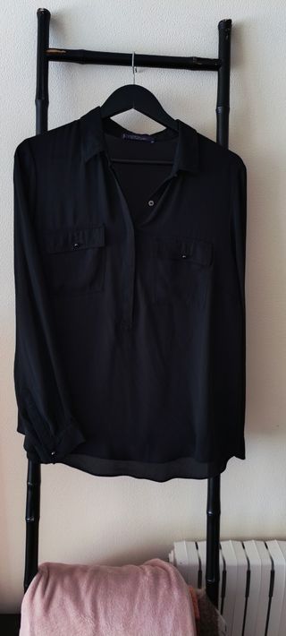 Camisa negra Violeta