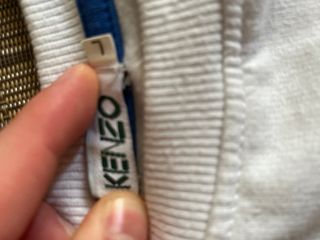 Sudadera Kenzo Blanca con Tigre Bordado