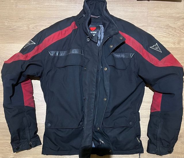 Chaqueta Moto Dainese Negra y Roja talla 48