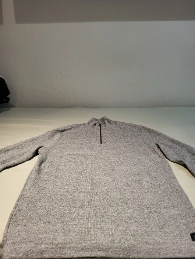 Jersey DOCKERS gris con cremallera