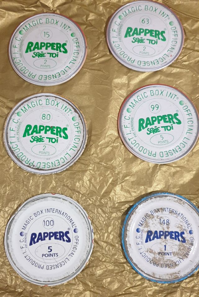 Lote 6 Chapas Mad Metal Game Años 90