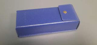 Custodia Vogue per Occhiali in Pelle Blu – Elegant