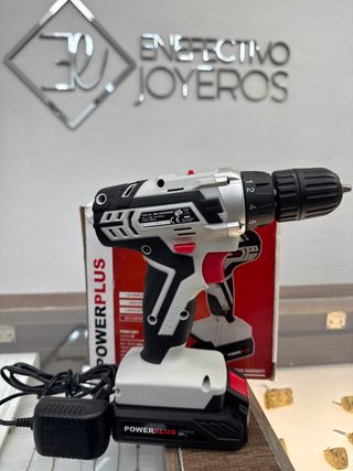 Taladro A Bateria Power Plus 16V Li-on + Brocas