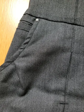 Falda gris Stradivarius Talla S