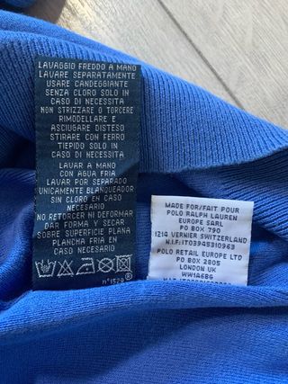 Jersey Ralph Lauren Azul 